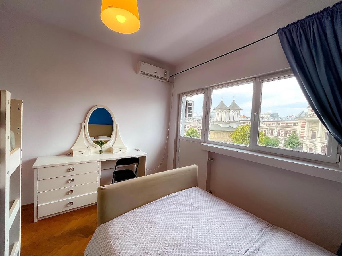 Km 0 And The Best View 2Bdr Apartment In บูคาเรสต์ ภายนอก รูปภาพ